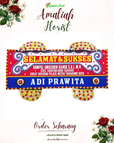Karangan Bunga Ucapan Selamat di Tanjungagung Raya